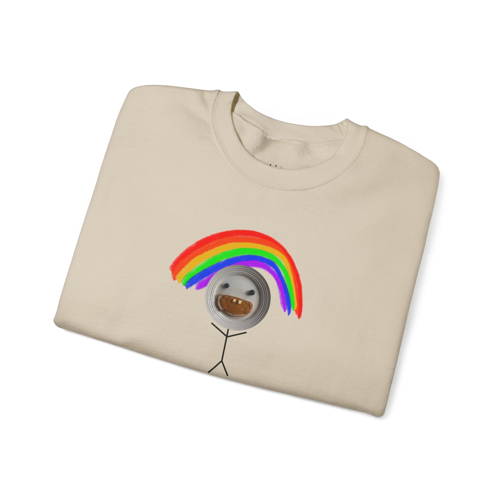 yayyyy rainbow crewneck